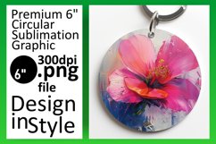 Spring Fling: 3D Floral Round Designs Art PNG Product Image 1