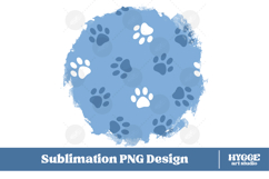American 4th of July Cat Dog Paw Background Png DTF Bundle Product Image 3