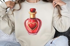 Cute Watercolor Valentines Day Clipart PNG Product Image 1