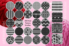 Knit Texture Procreate Brush Set Sweater, Cable Knit Product Image 4