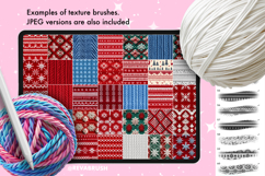 Knit Texture Procreate Brush Set Sweater, Cable Knit Product Image 2