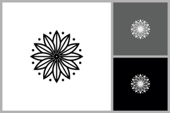 Decorative Floral Sun Ornament Product Image 1