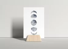 Watercolor moon phases print INSTANT DOWNLOAD Product Image 8