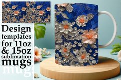 Glittery Flower Leopard Wrap Design Product Image 1