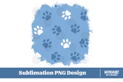 American 4th of July Cat Dog Paw Background Png DTF Bundle Product Image 4