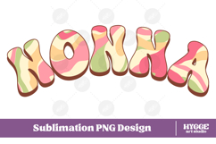 nonna Png Retro Retro Mother&#039;s Day Mom Sublimation Product Image 1