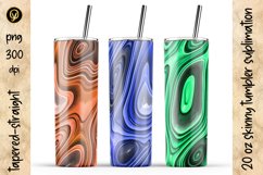 20 Oz Abstract Skinny Tumbler Bundle 3.6 Packs In One Product Image 5