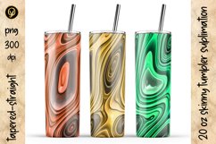 20 Oz Abstract Skinny Tumbler Bundle 4.6 Packs In One Product Image 4