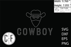 Cowboy Rhinestone Template Product Image 1