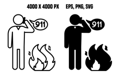 Call the Fire Brigade Icons Product Image 1