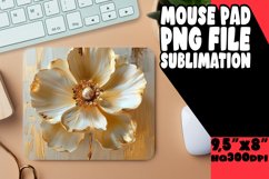 Spring Garden Glamour: 3D Mouse Pad Designs Design PNG Product Image 1