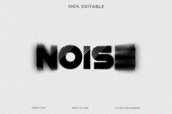 Digital Noise Glitch Text Effect Template Product Image 1
