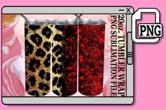 Glamorous Glitter &amp; Floral Bliss Tumbler Wraps - 20oz Product Image 1