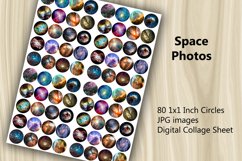 Digital Collage Sheet - Space Photos Product Image 1