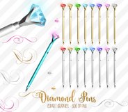 Diamond Pens Clipart Product Image 2