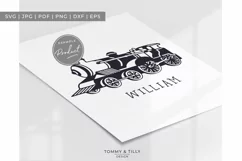 Steam Train- SVG EPS DXF PNG PDF JPG Cut File Product Image 7