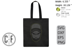 Angry Gamer Face Rhinestone Template Product Image 3