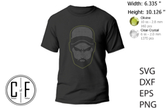 Angry Gamer Face Rhinestone Template Product Image 2