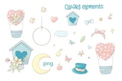 Clipart Cartoon Cute Owls Product Image 3