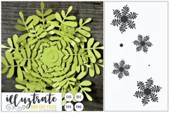 Paper Cut Flowers SVG Cut File - Paper Cutting Bundle DIY - Free Design of The Week Product Image 11