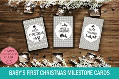 Baby's First Christmas Milestone Cards I Milestone Cards Product Image 2