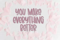 Love Hearts - A marker font with love hearts - Free Font Of The Week Product Image 3