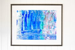 Set of 5 images. Abstract art background. Acrylic painting Product Image 2
