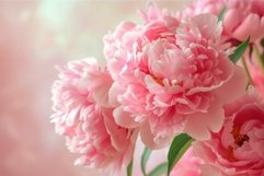 Delicate Pink peonies. Generate ai Product Image 1