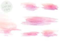 Soft Watercolor Brush Smear Clipart Product Image 2
