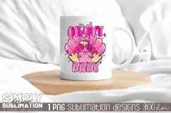 It’s All Gravy Baby | Pink Star-eyed Turkey Sublimation Png Product Image 3