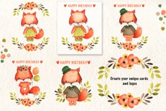 Happy Foxes Watercolor Collection Product Image 2