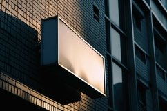 Sign Board Mockup on Building Wall Product Image 2