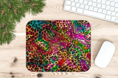 Mouse Pad PNG Watercolor Leopard Sublimation Design Product Image 1