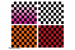 Checkered Tumbler Wrap | Tumbler PNG Sublimation Product Image 2