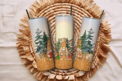 20oz Christmas Tumbler Gnome Ginger Christmas tree Wrap Product Image 1