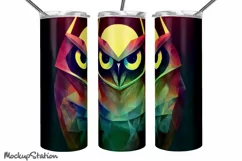 Owl Tumbler Wrap PNG | Seamless Sublimation for 20oz Product Image 2