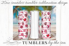 Valentine&#039;s Day 20oz Skinny Seamless Sublimation Tumbler Product Image 1