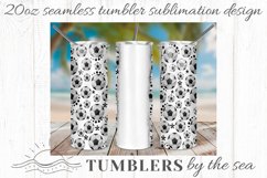 Add your own text Soccer 20oz Skinny Seamless Sublimation Product Image 1