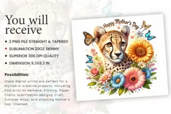 Mother Day Tumbler Wrap Sublimation