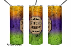 Witches Brew Tumbler Sublimation| Halloween Tumbler Wrap PNG Product Image 1