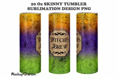 Witches Brew Tumbler Sublimation| Halloween Tumbler Wrap PNG Product Image 2