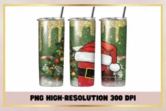 Christmas 20 oz Skinny Tumbler Wrap Sublimation Product Image 1