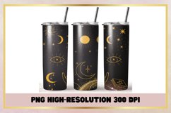 My steric Magic Witch 20 oz Skinny Tumbler Sublimation Wrap Product Image 1