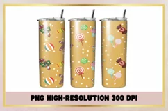 Christmas Cookie Coffee 20 Oz Skinny Tumbler sublimation Product Image 1