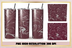 Abstract Red 20oz Skinny Tumbler Sublimation Wrap Product Image 1