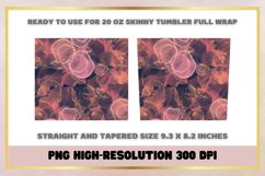 Marble Glitter 20oz Skinny Tumbler Sublimation Product Image 2