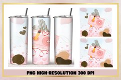 Vintage 1980 Valentines Day 20oz Skinny Tumbler Sublimation Product Image 1