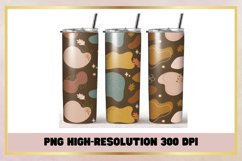 Bohemian Flower 20oz Skinny Tumbler Sublimation Full Wrap Product Image 1