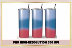 Christmas abstract 20 oz Skinny Tumbler Sublimation Wrap Product Image 1