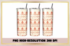 Knitted Christmas 20 oz Skinny Tumbler Wrap Sublimation Product Image 1